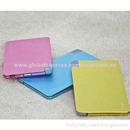 10,000mAh Portable Charger for Mobile Phone, Slim Design